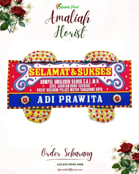 Papan Bunga Ucapan Selamat Kelawi
