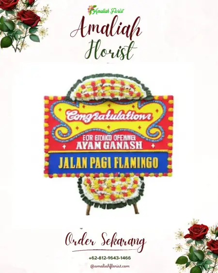 Sewa Papan Bunga Kelawi